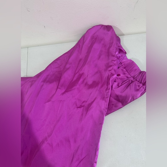 Daily Drills Fuchsia Satin Pants - Picture 11 of 11